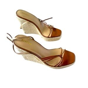 Express Brown Espadrilles. Size 9. New.